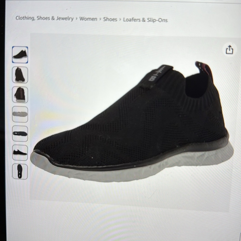 Brand new Bass Black Knit Casual Sneakers